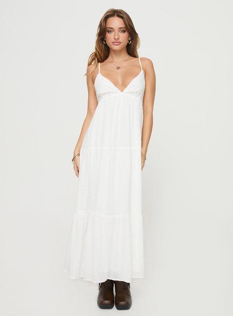 Koko Maxi Dress White Product Image