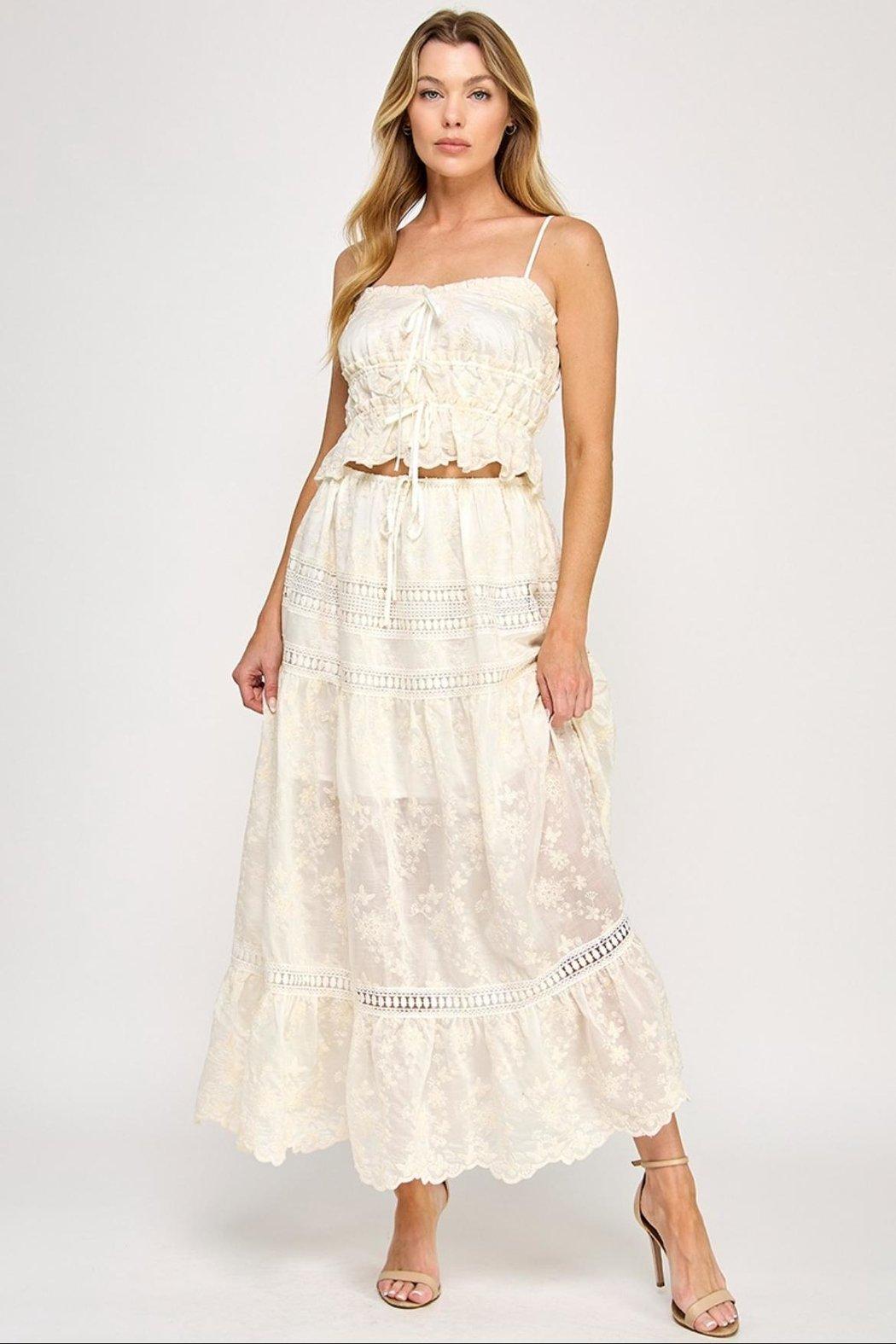 Floral Embroidered Set Product Image