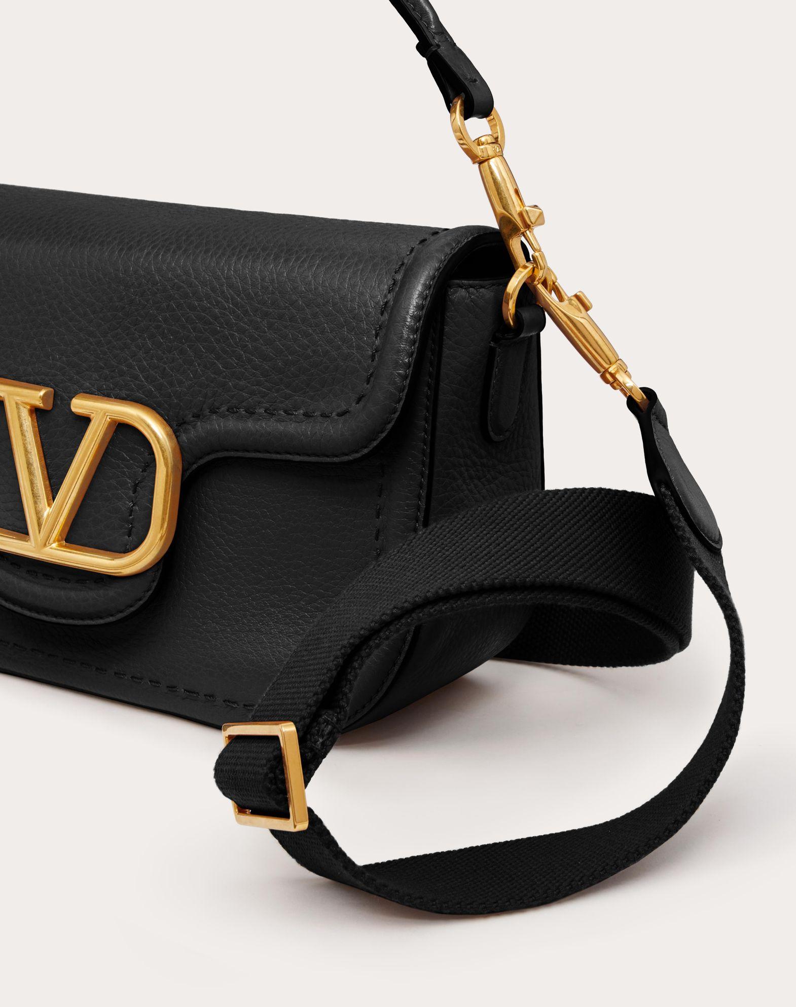 Valentino Garavani Alltime Grainy Calfskin Shoulder Bag Product Image