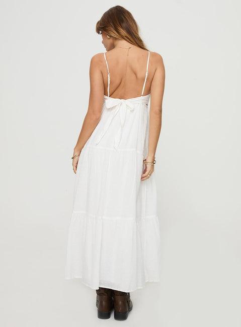 Koko Maxi Dress White Product Image