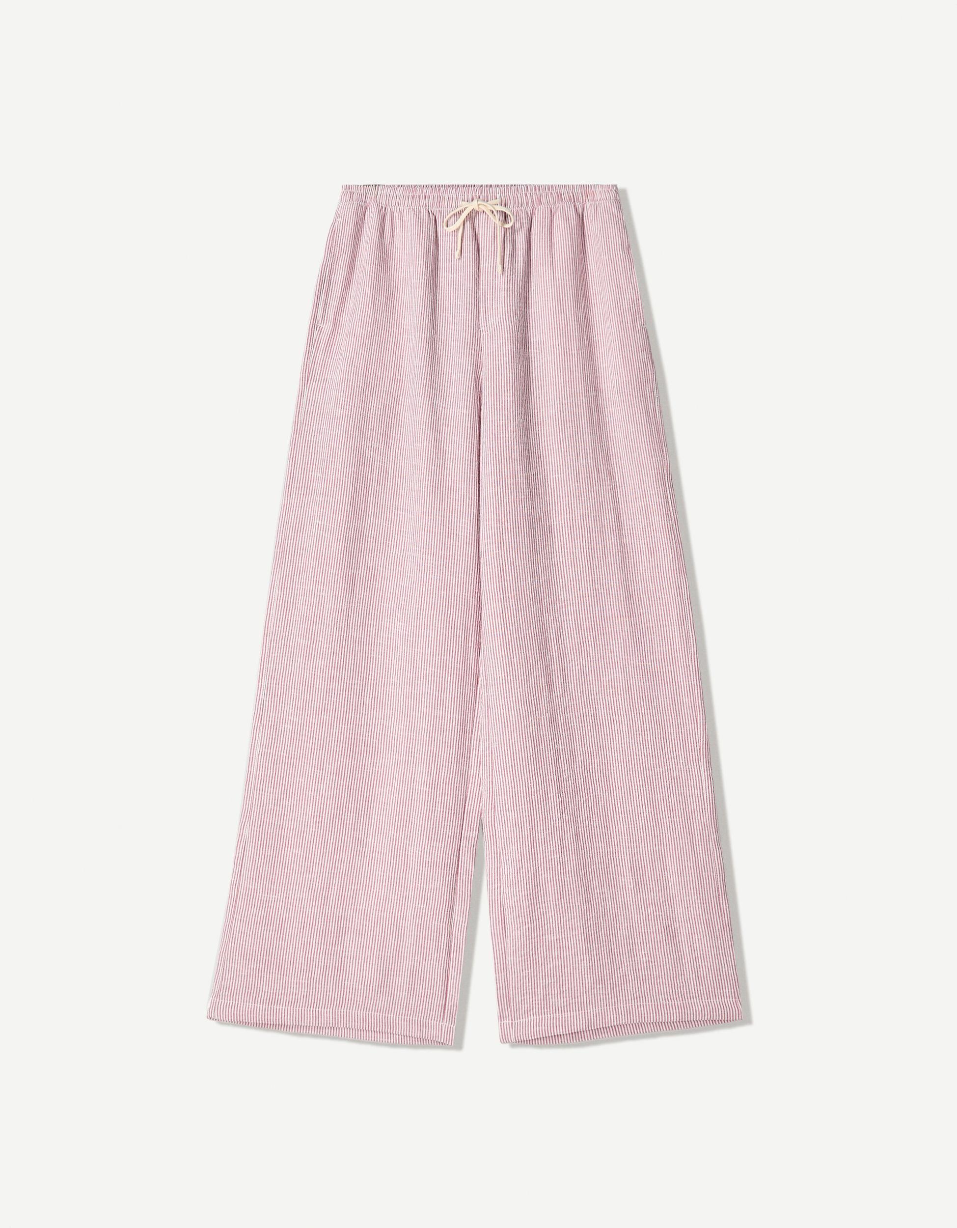 Striped rustic pants Product Image