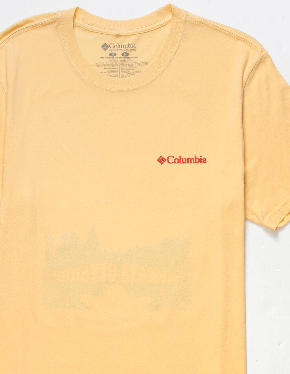 COLUMBIA Gelid Mens Tee - YELLOW Product Image