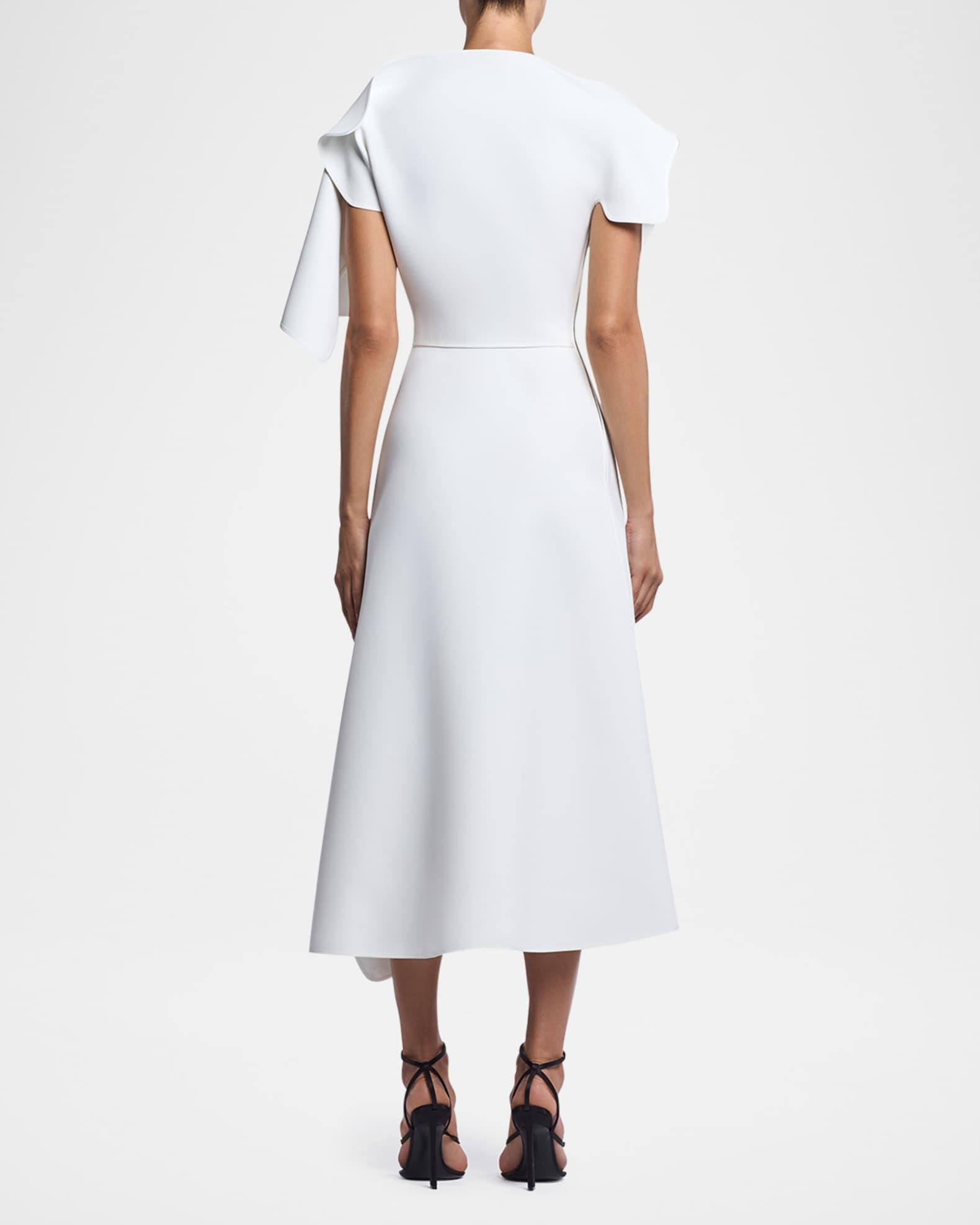 Diadem Off-The-Shoulder Short-Sleeve Midi Dress Product Image