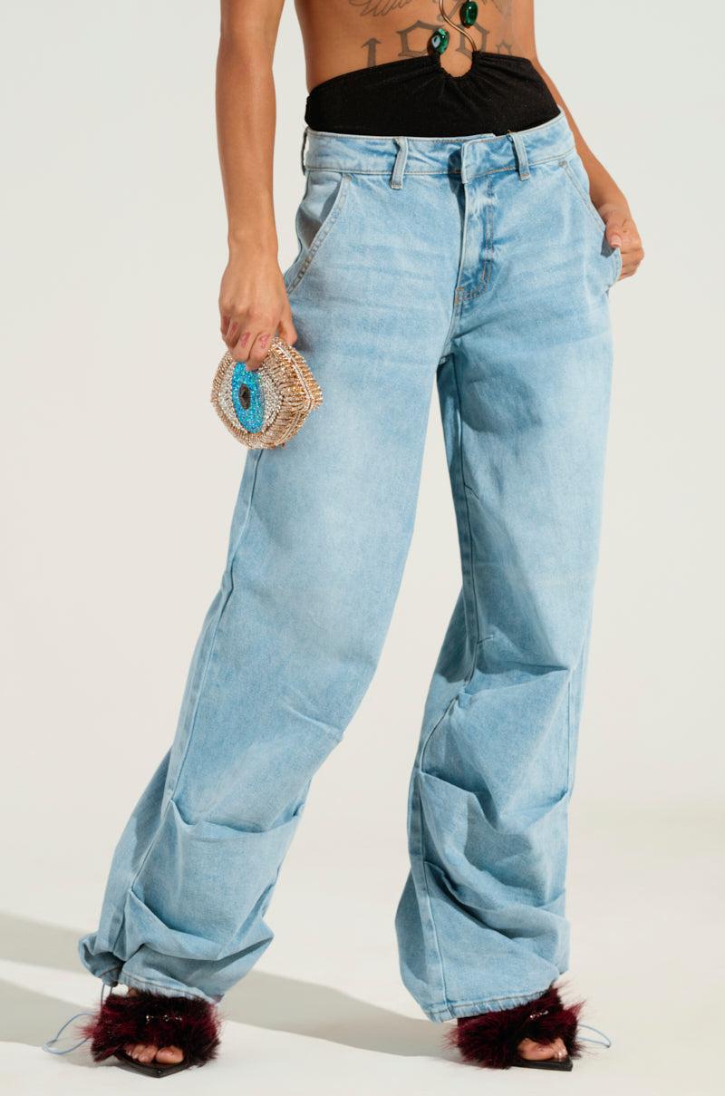 LUCKY LUCKY WIDE LEG DENIM PANT Product Image