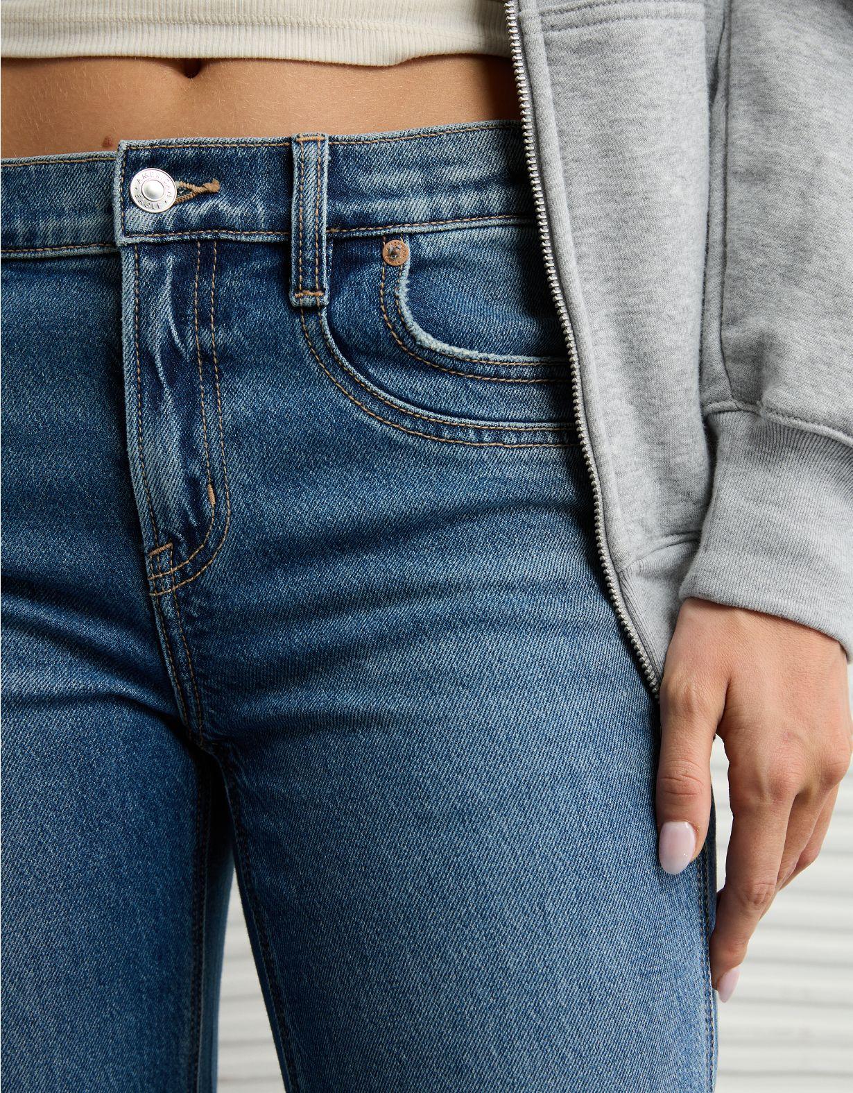 AE Stretch High-Waisted Stovepipe Jean Product Image