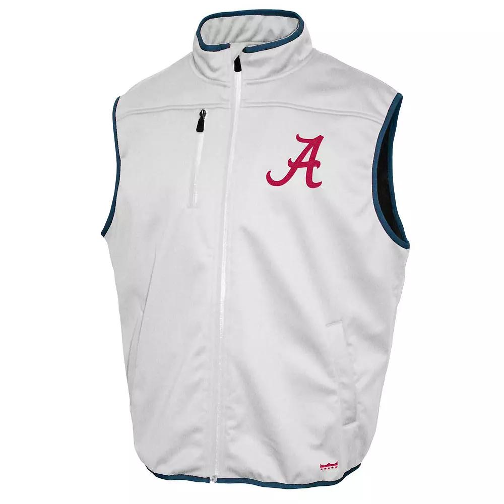 Men's Alabama Crimson Tide Zip Up Softshell Vest,  Product Image