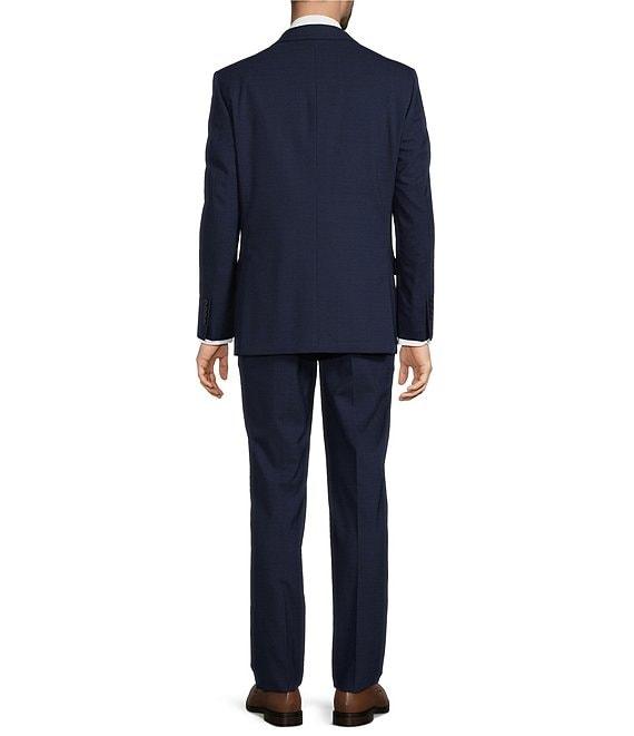 Hickey Freeman Classic Fit Flat Front Houndstooth 2-Piece Suit Product Image