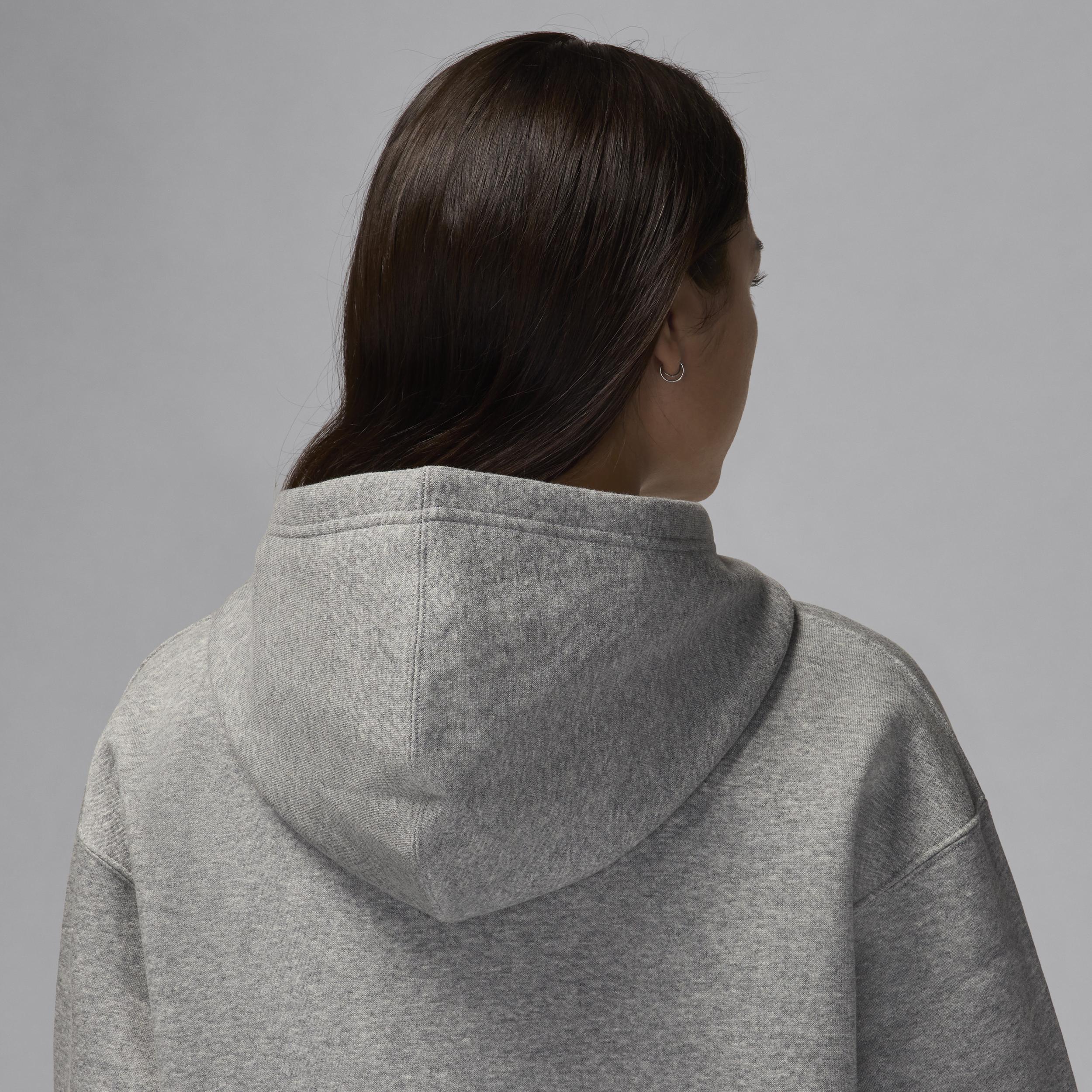 Womens Jordan Brooklyn Fleece Full-Zip Hoodie | FV7167-010 Product Image