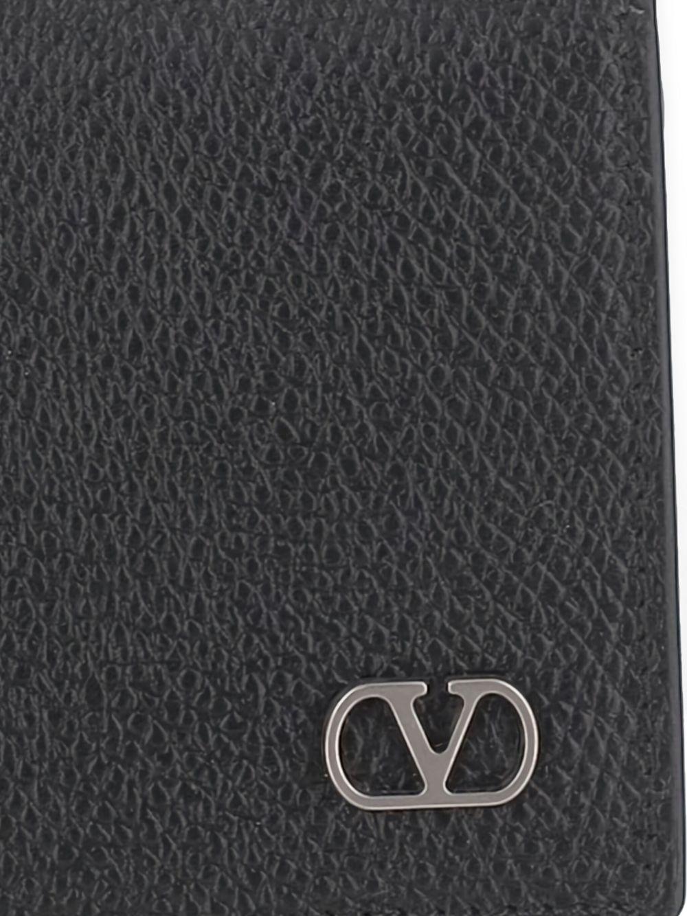 logo-plaque leather wallet Product Image