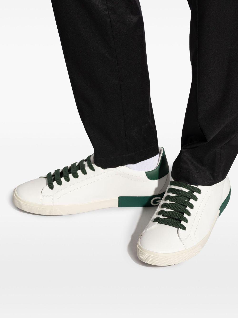 Portofino leather lace-up sneakers Product Image