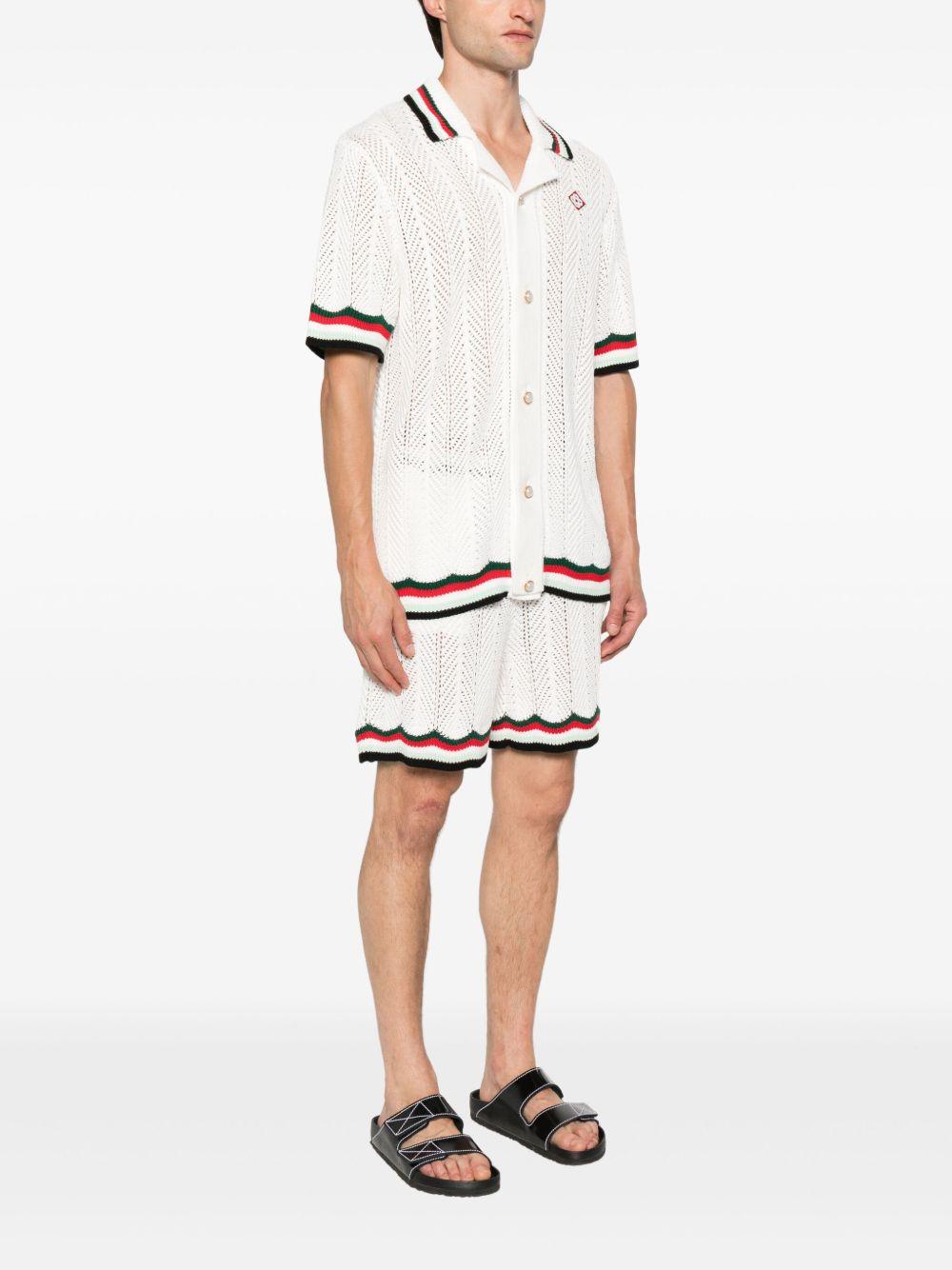 logo-embroidered shirt Product Image