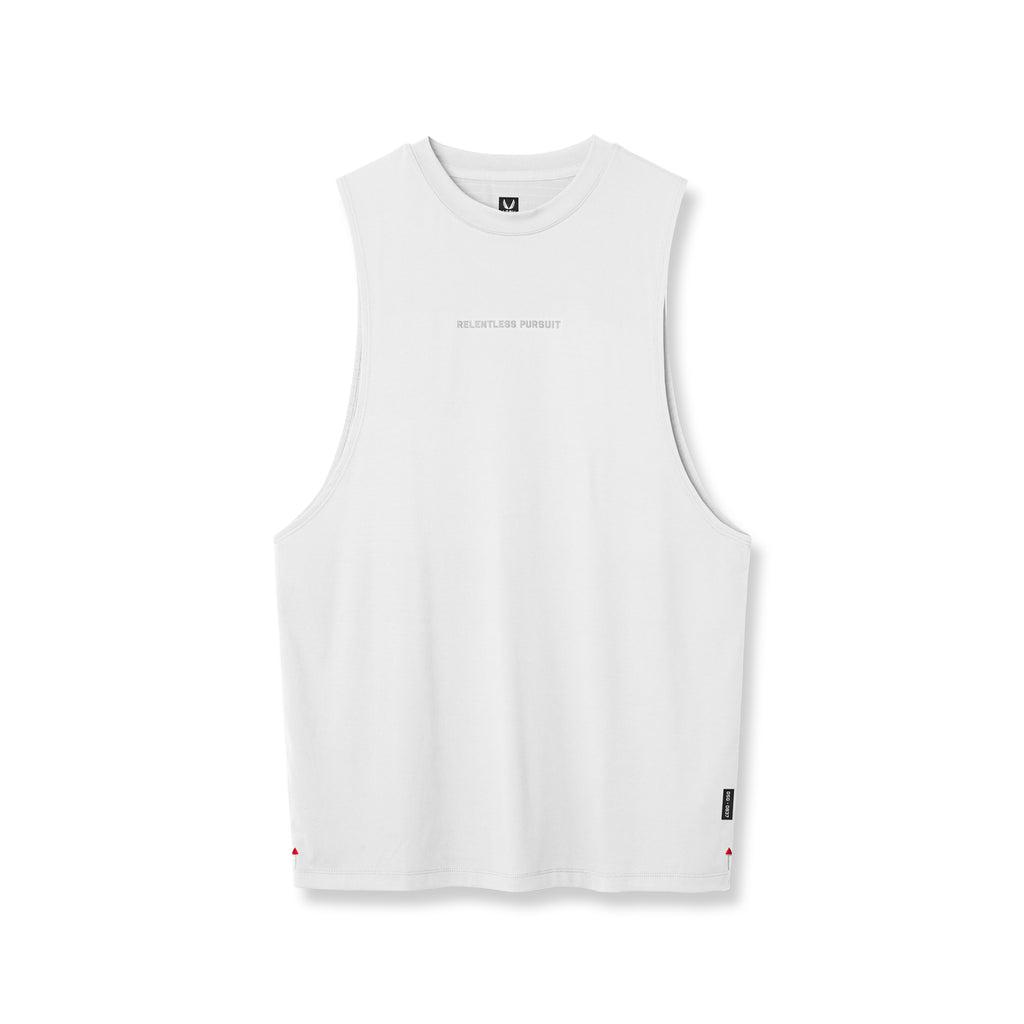 0837. 3D-Lite® 2.0 Lycra® Muscle Tank - White "RP" Product Image