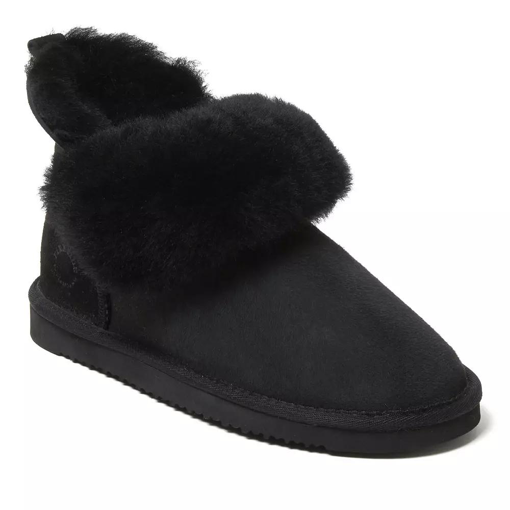 Fireside By Dearfoams Perth Wool-Lined Foldover Women's Boot Slippers,  Product Image