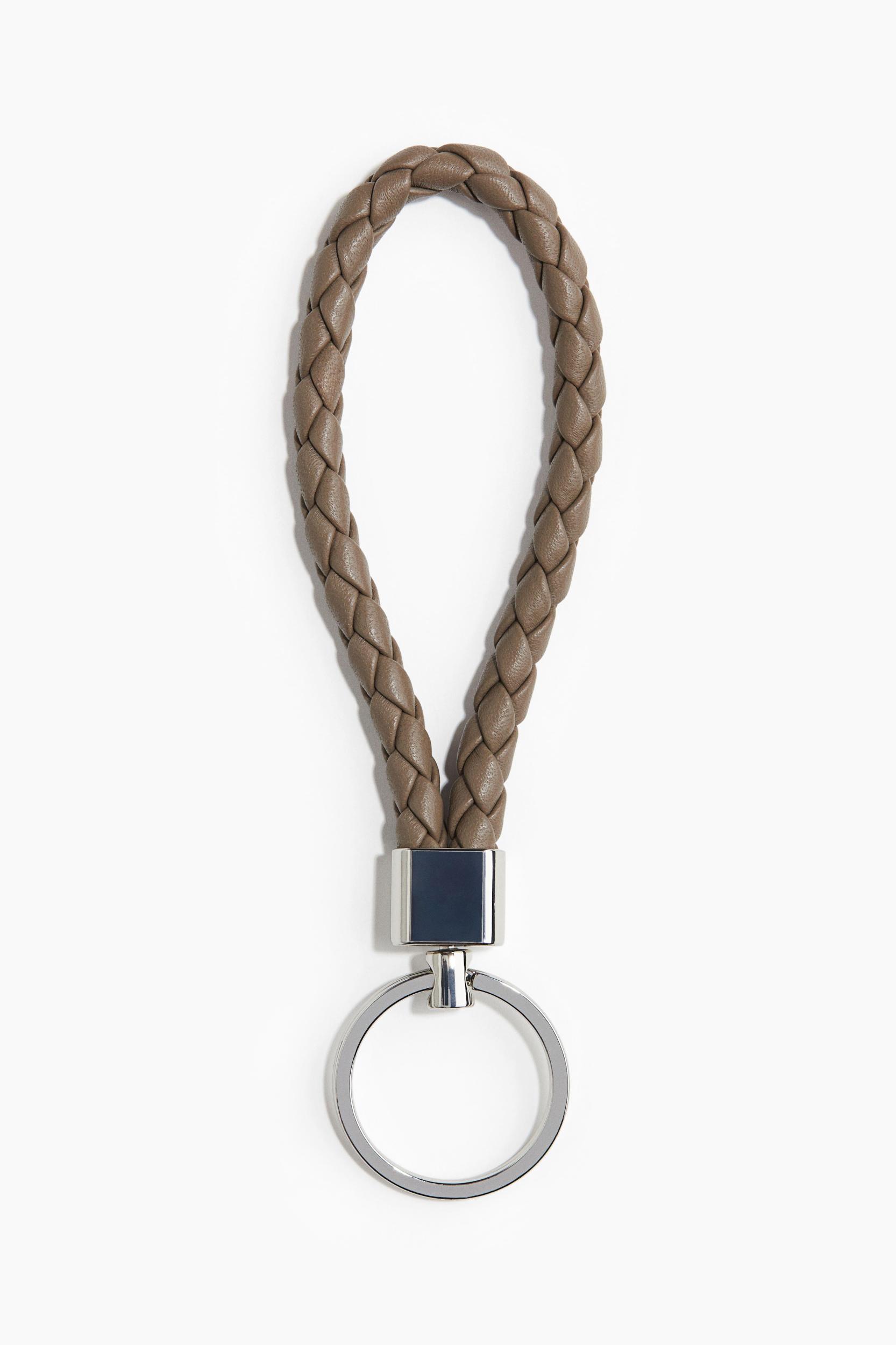 Keyring with leather loop Product Image