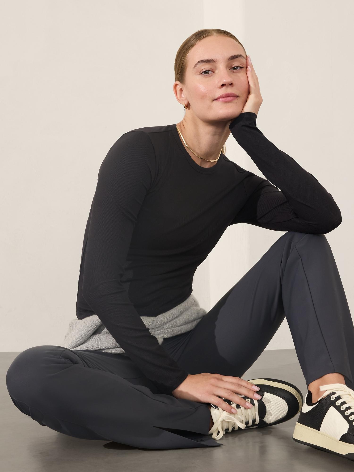 Signature Rib Crew Top Product Image