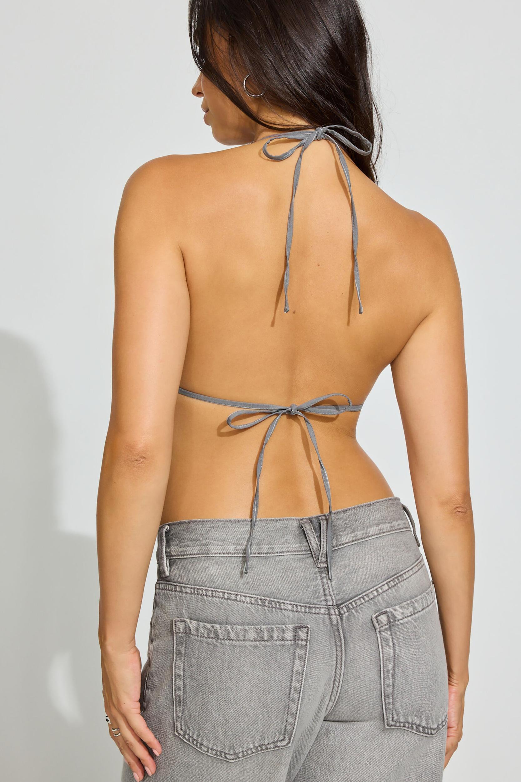 Tie Back Stripe Apron Top Product Image