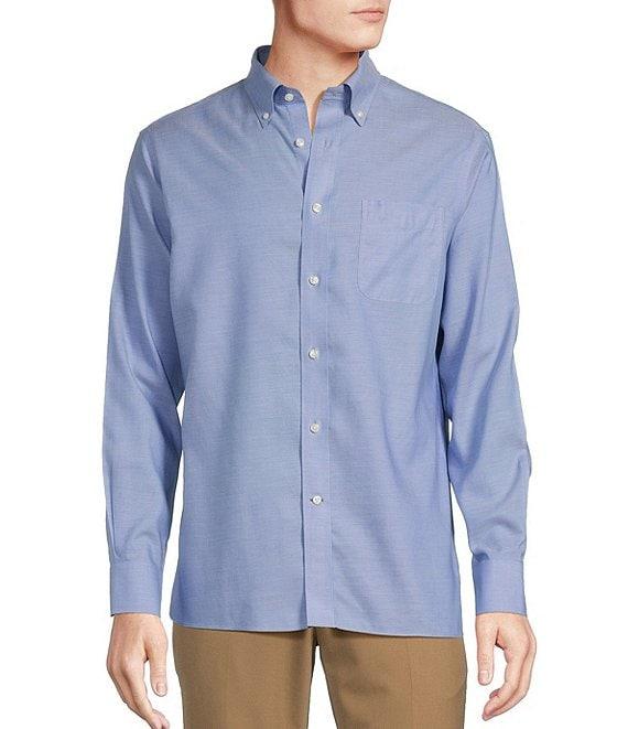 Daniel Cremieux Signature Label Non Iron Solid Oxford Long Sleeve Woven Shirt Product Image