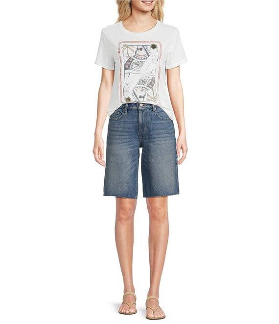 Lucky Brand Surf Queen Classic Crew Neck Short Sleeve Tee Shirt Product Image