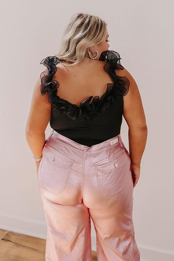 Dashing Darling Bodysuit In Black Curves Product Image