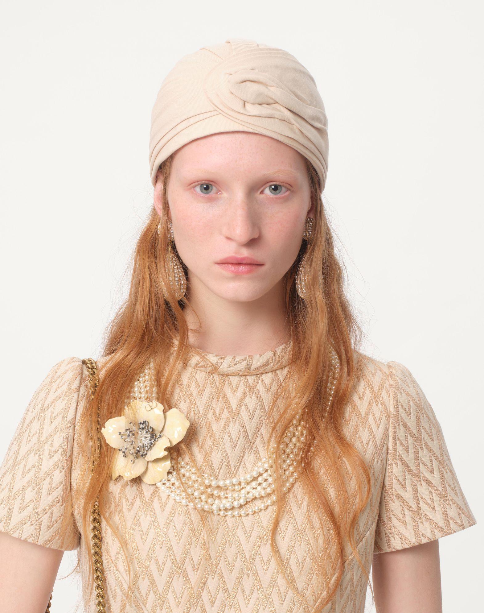 Short Dress In Lurex Jacquard Toute La V  Product Image