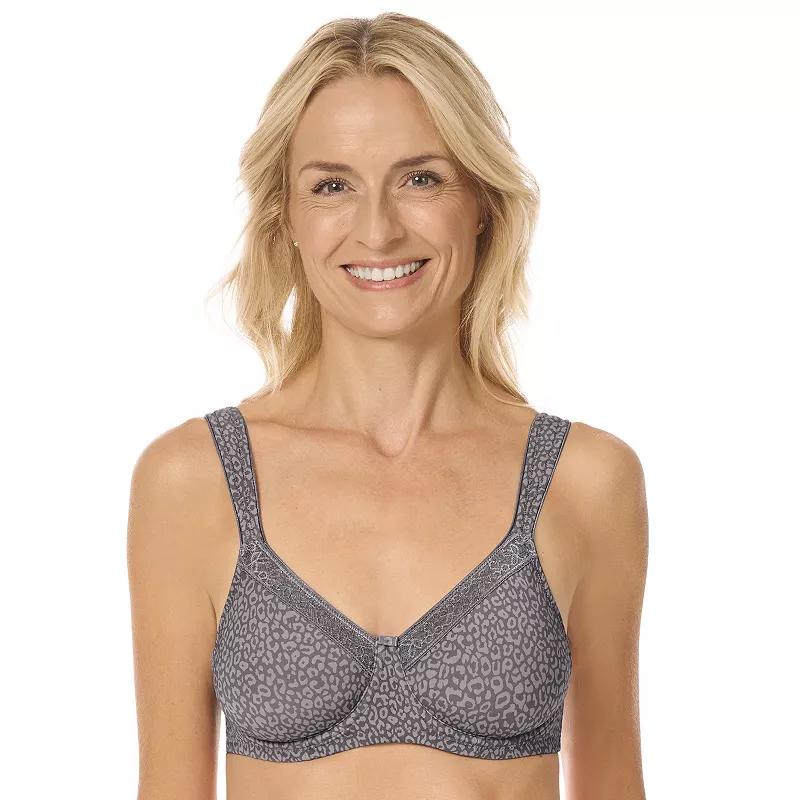 Amoena Bliss Underwire Mastectomy Bra, Women's, Size: 32 A, Dark Grey Light Grey Product Image