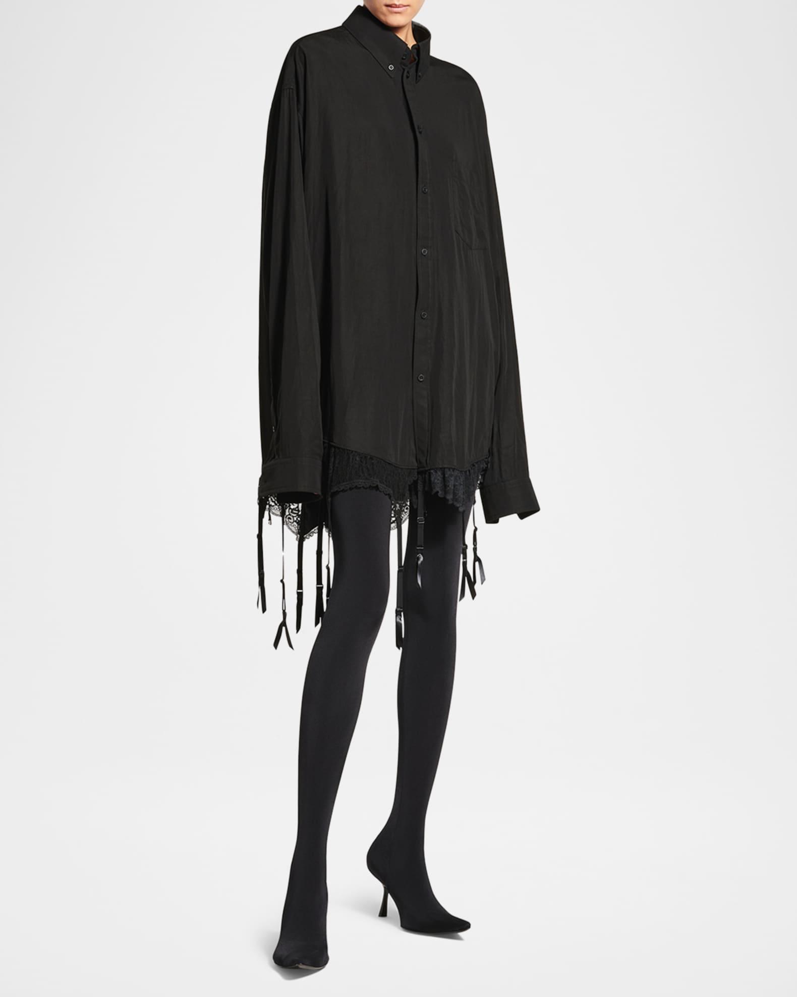 Lingerie Button-Down Shirt Product Image