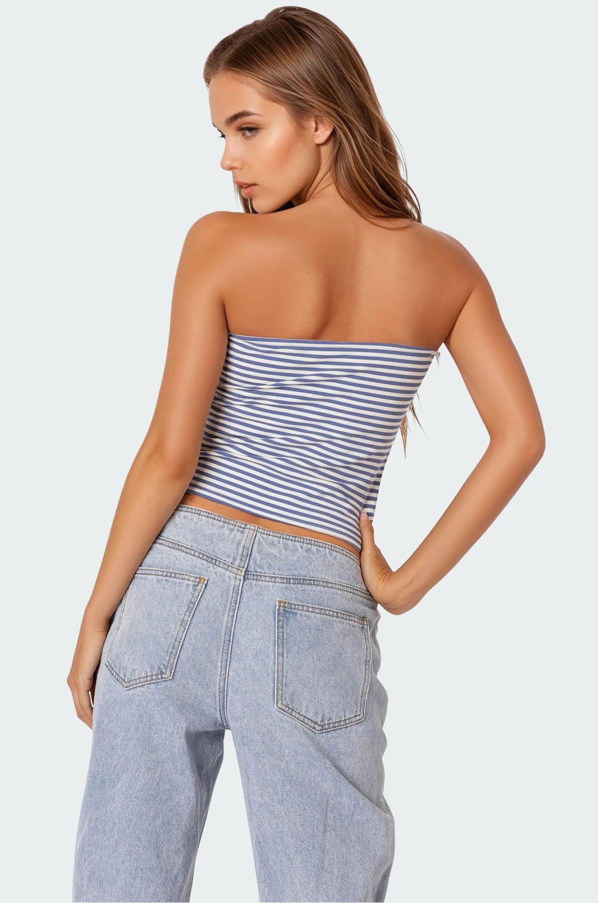 Lilah Striped Tube Top Product Image