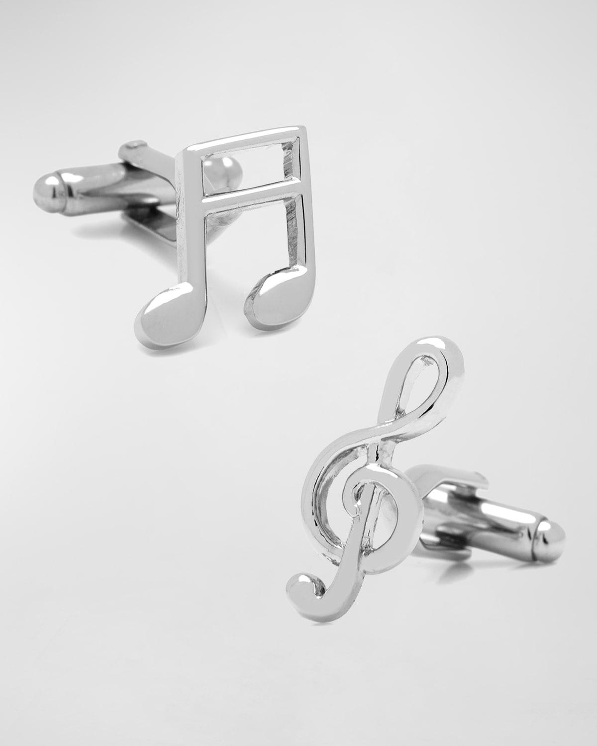Music Note Treble Clef Cufflinks Product Image