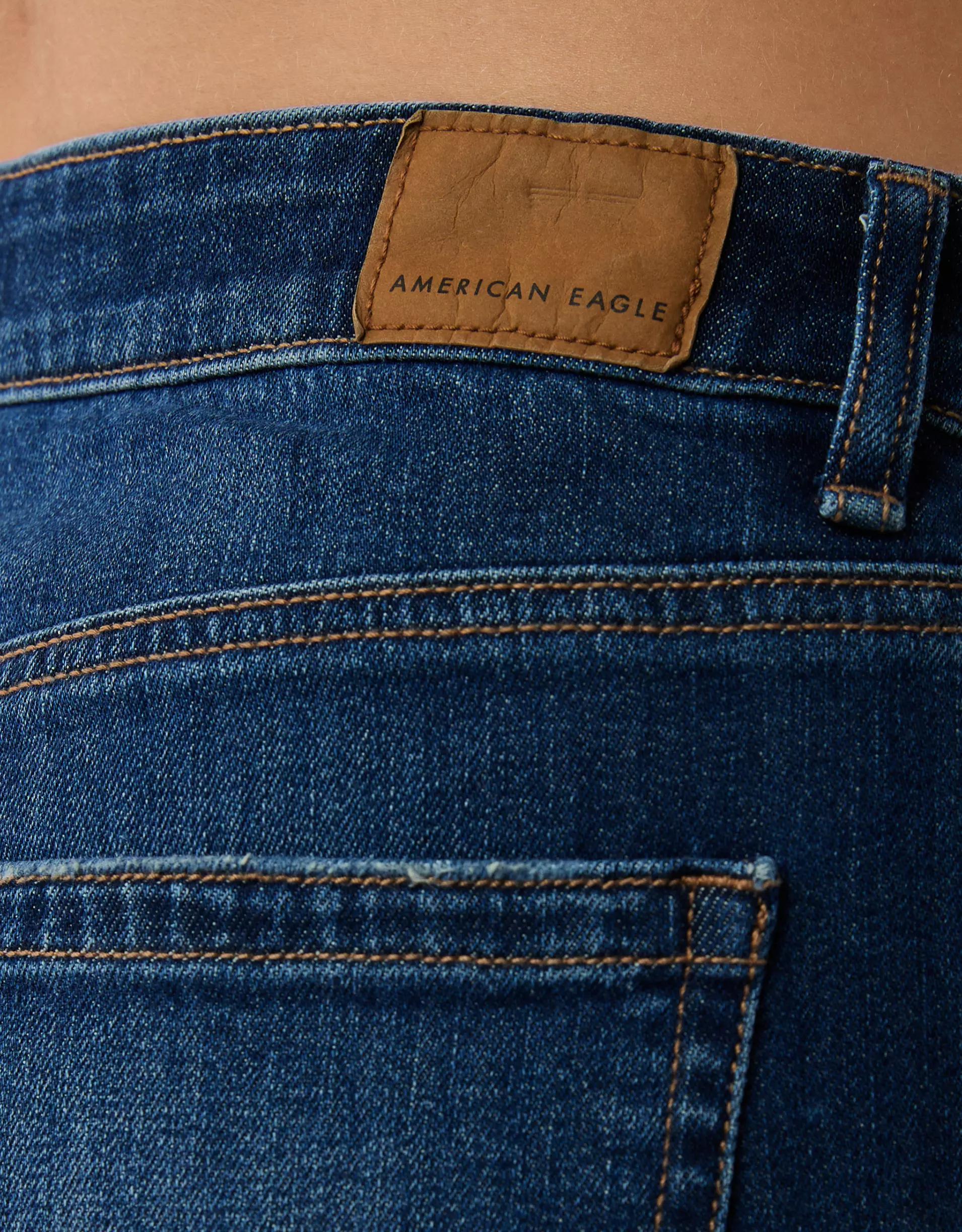 AE Dreamy Drape Stretch Low-Rise Baggy Wide-Leg Jean Product Image