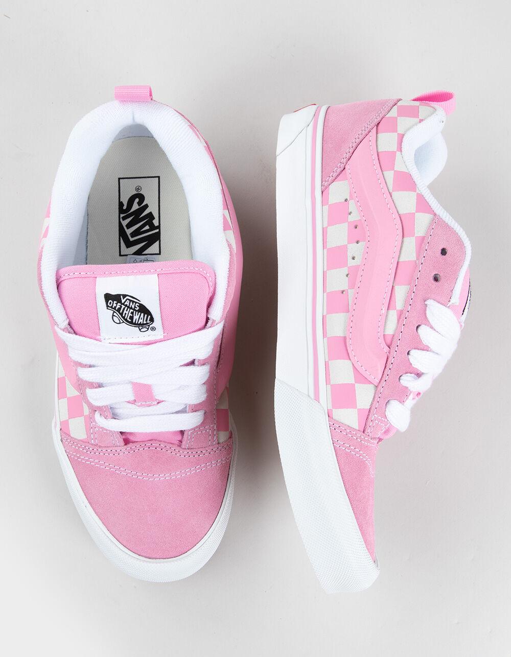 VANS Knu Skool Womens Shoes - PINK Product Image