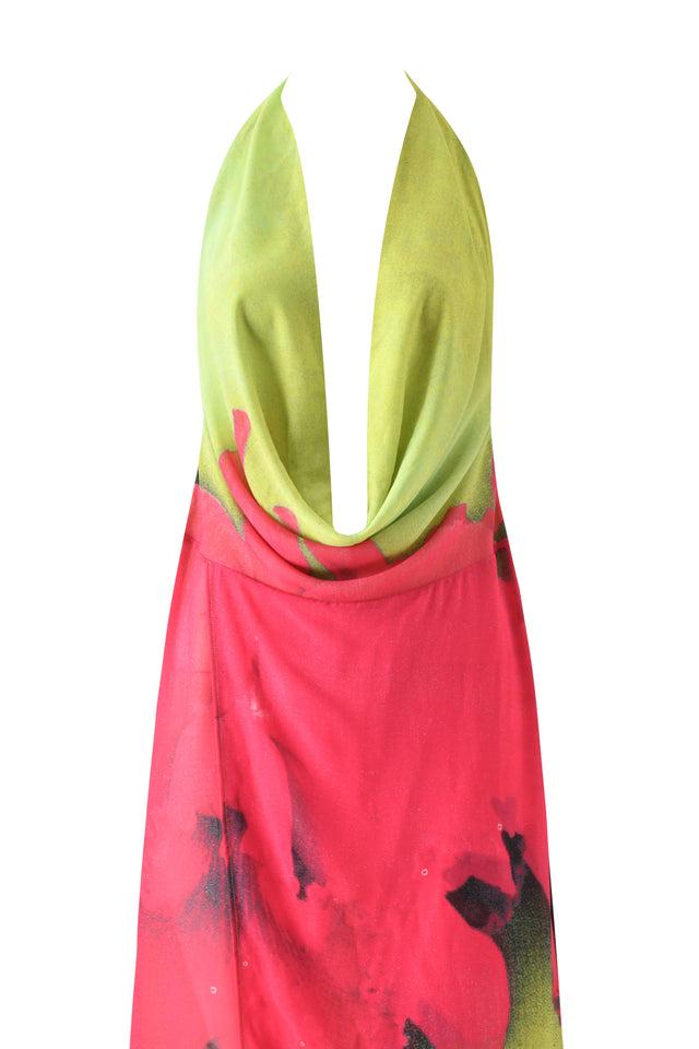 SAMANTHA MAXI DRESS - ORCHID PRINT Product Image