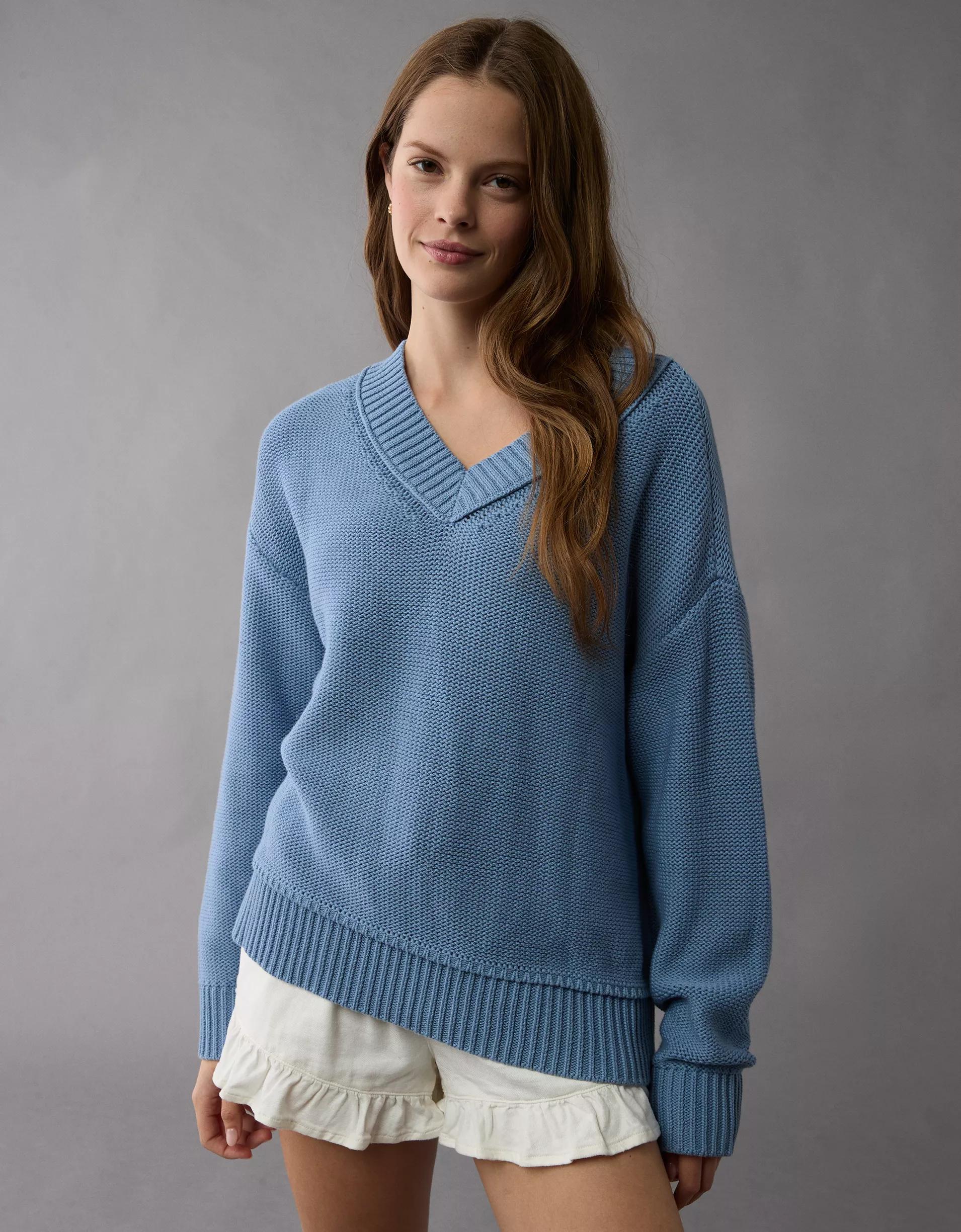 AE Long Weekend V-Neck Sweater Product Image