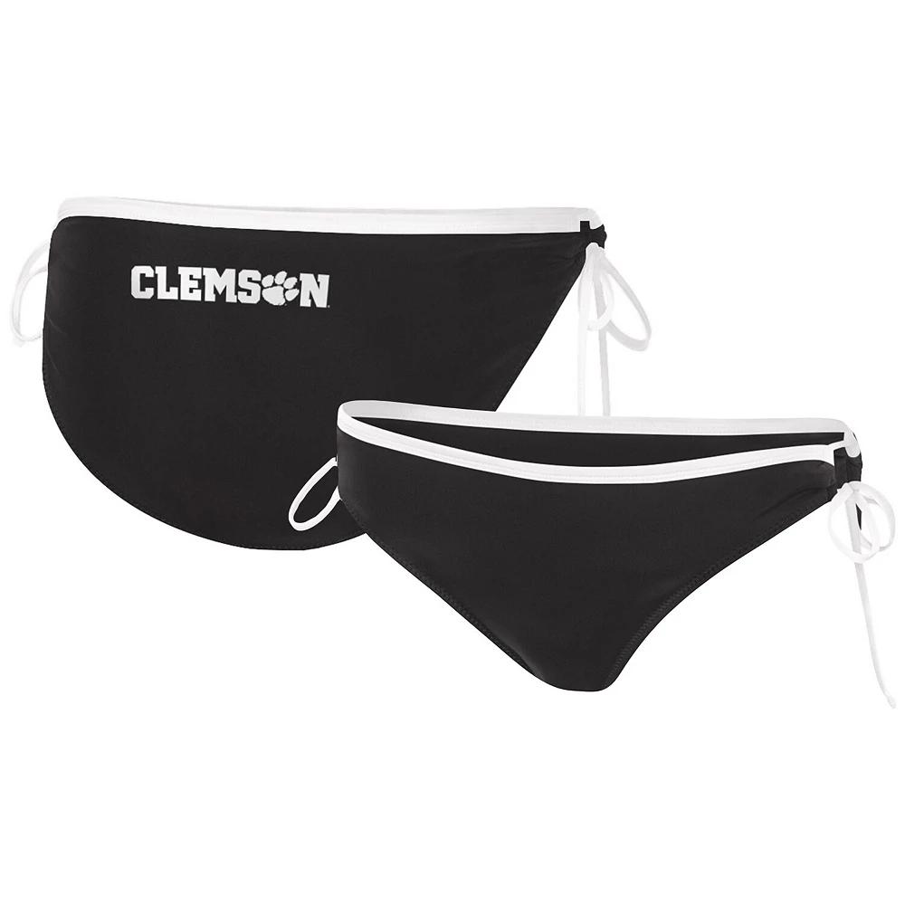 Women's G-III 4Her by Carl Banks Black Clemson Tigers Perfect Match Bikini Bottom, Size: XL Product Image