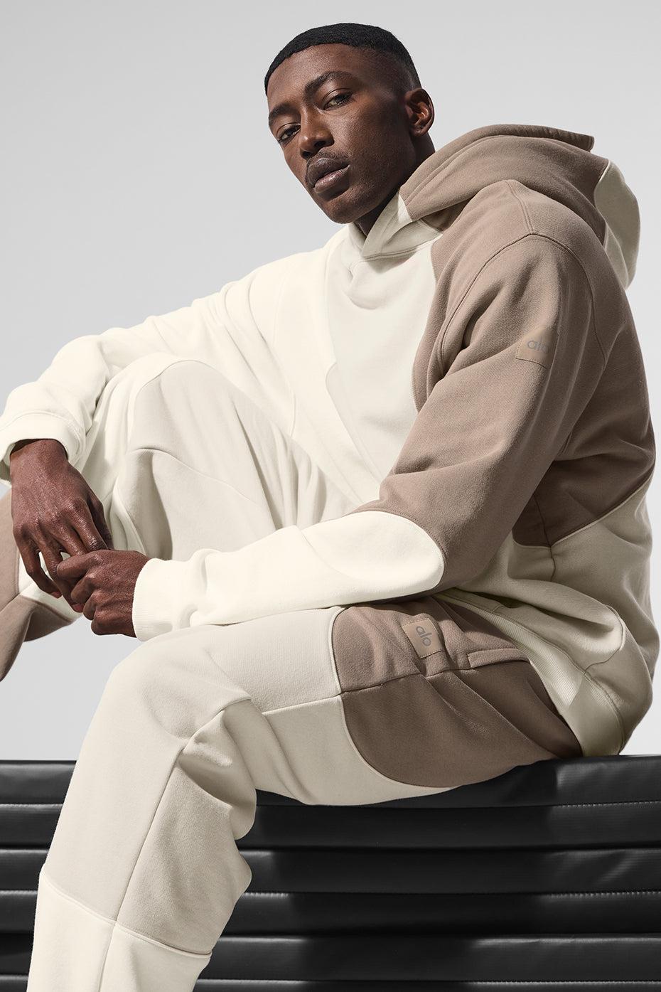 Make Waves Hoodie - Ivory/Bone/Gravel Male Product Image