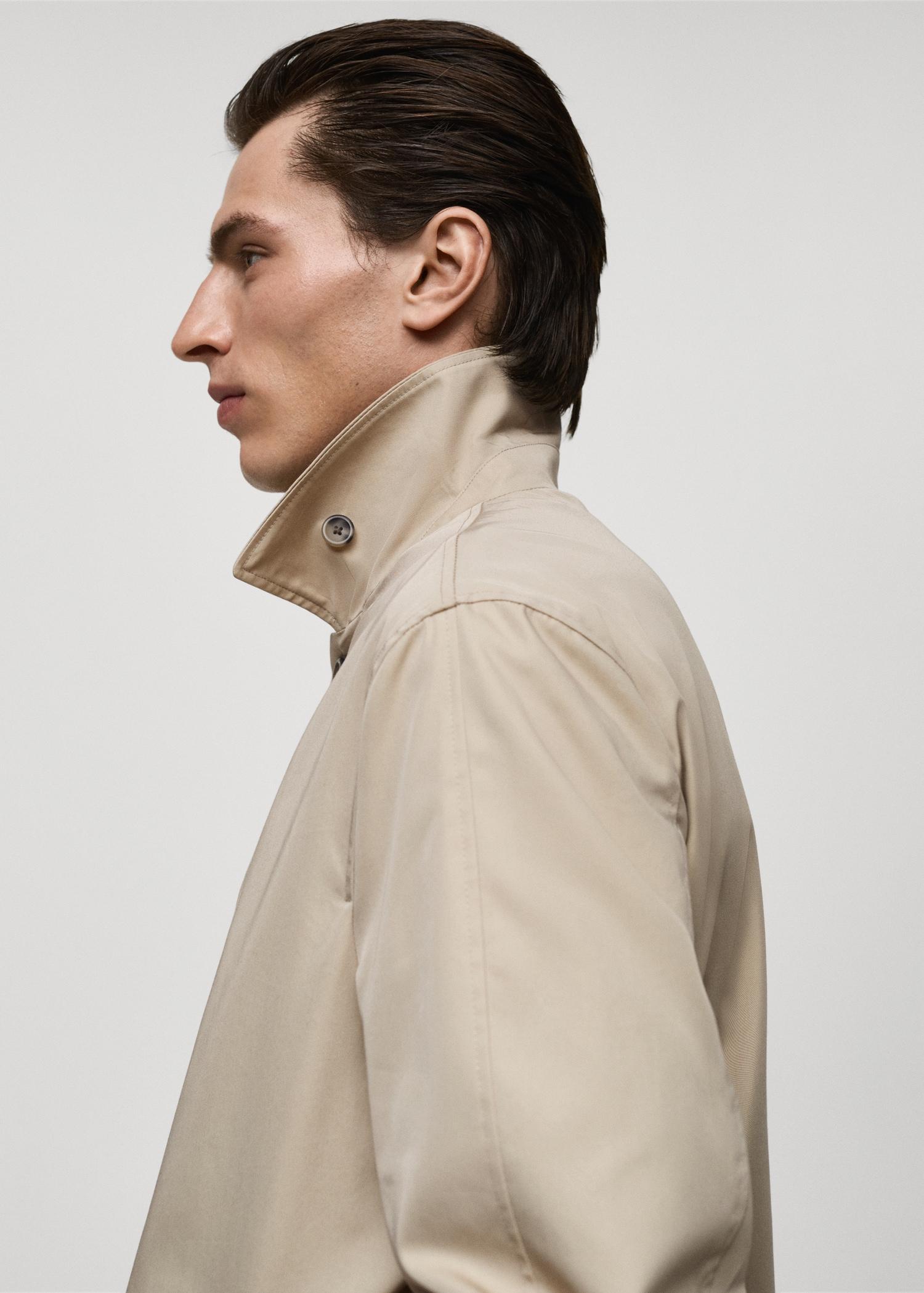 Classic water-repellent trench coat - Men | MANGO USA Product Image