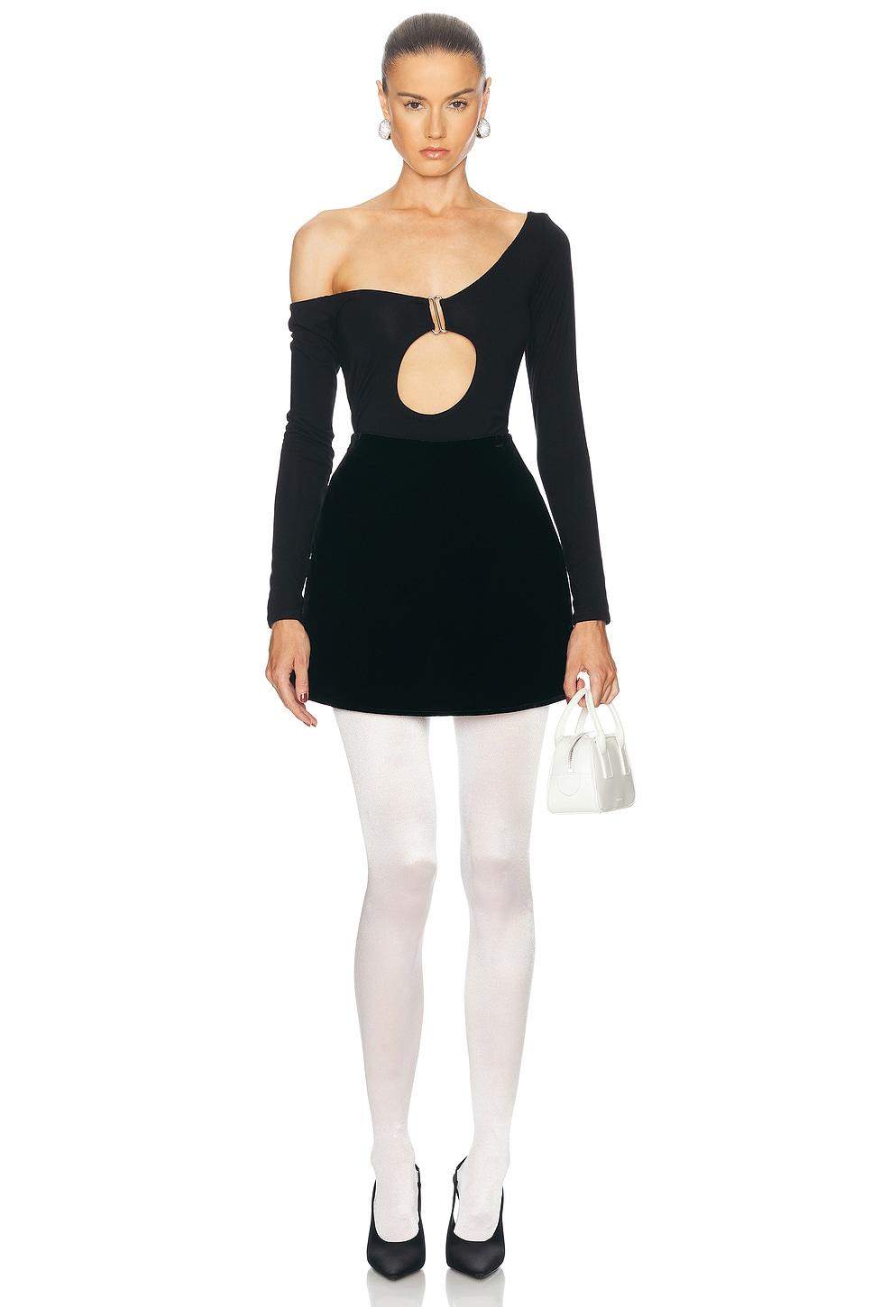 Circular Off Shoulder Cutout Top Product Image