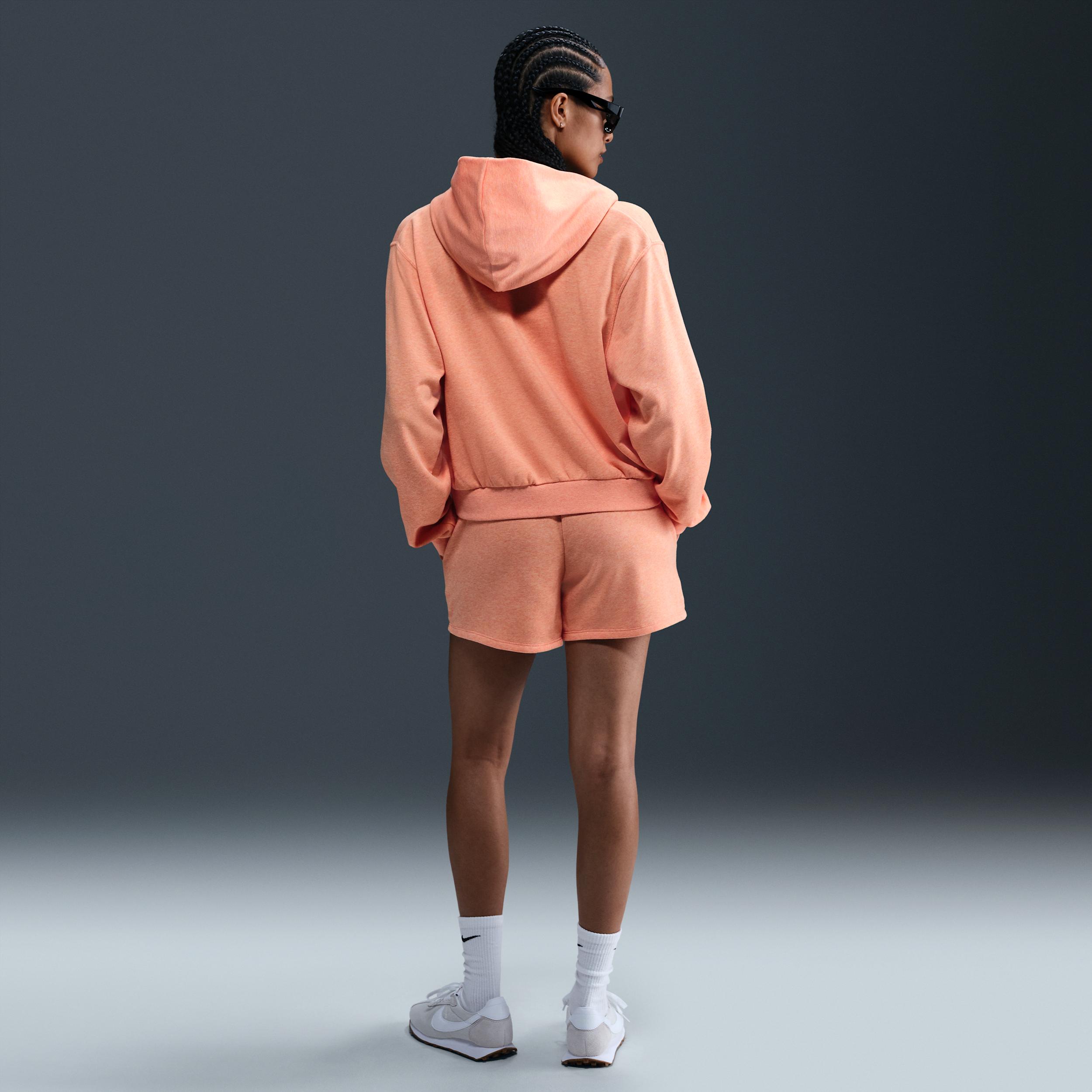 Womens Nike Sportswear Chill Terry Loose Full-Zip French Terry Hoodie | FN2415-844 Product Image