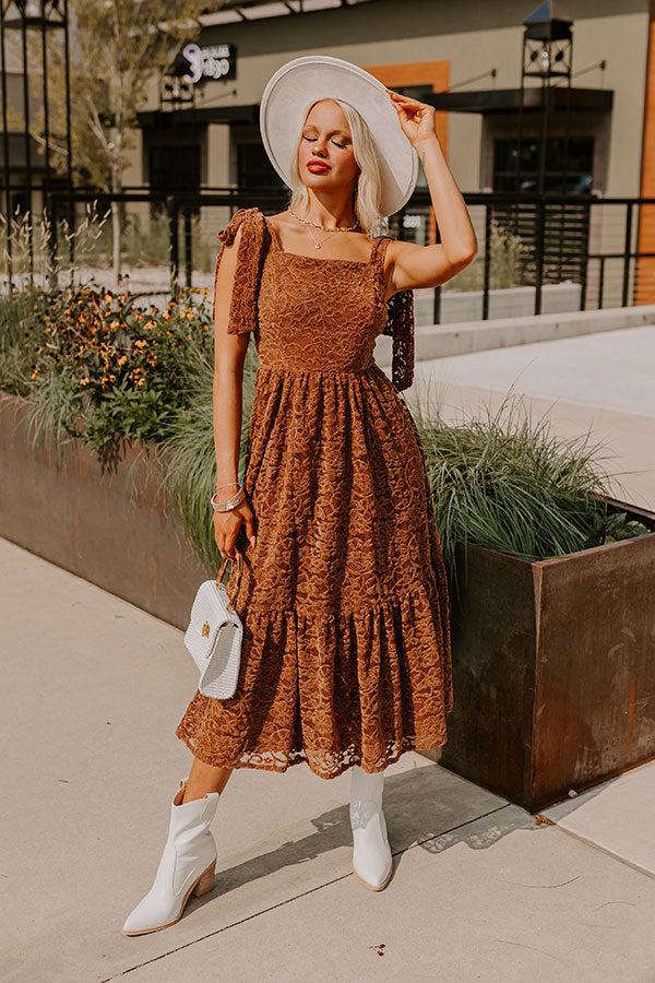Fall Festival Lace Midi Product Image