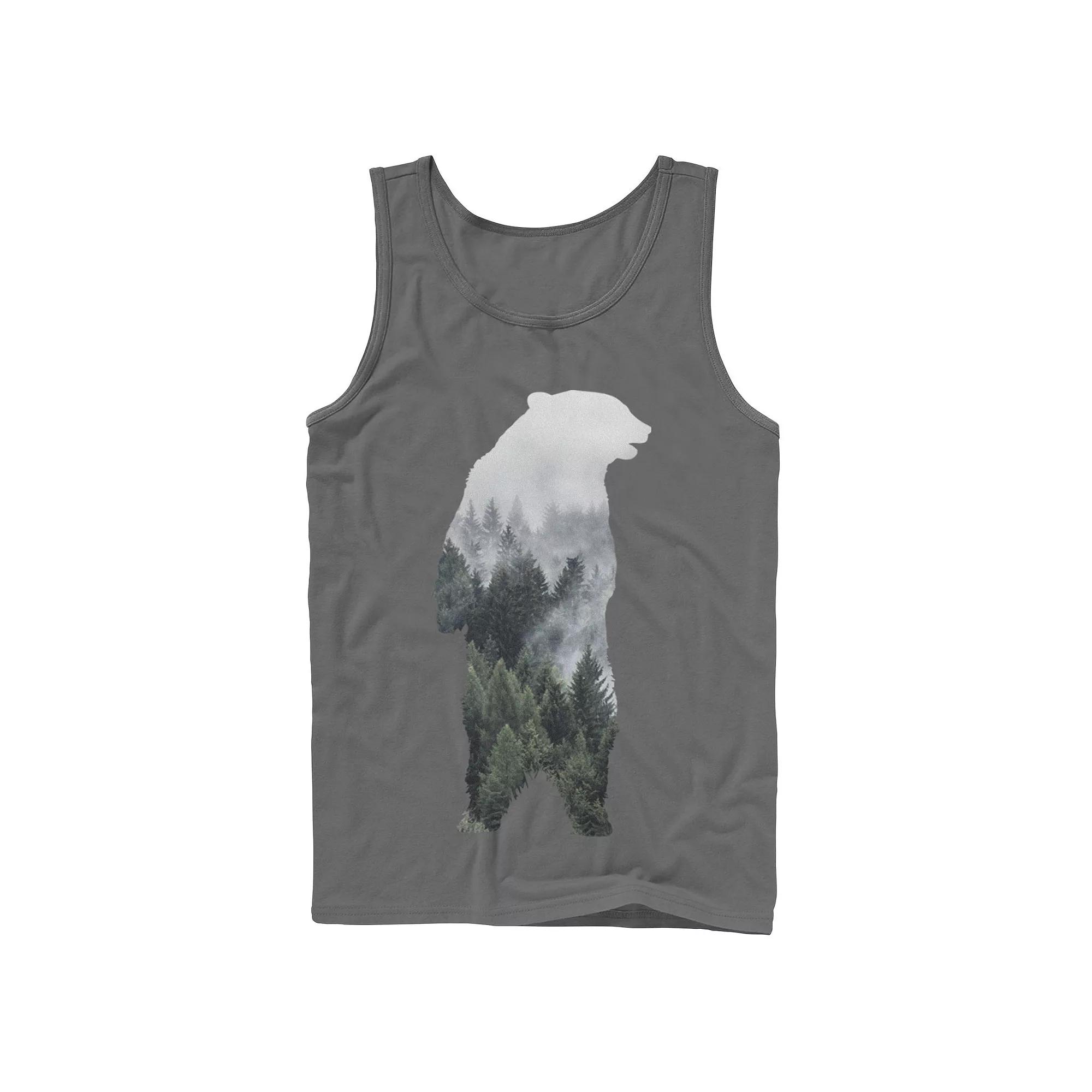 Men's Bear Mountain Silhouette Tank Top,  Product Image