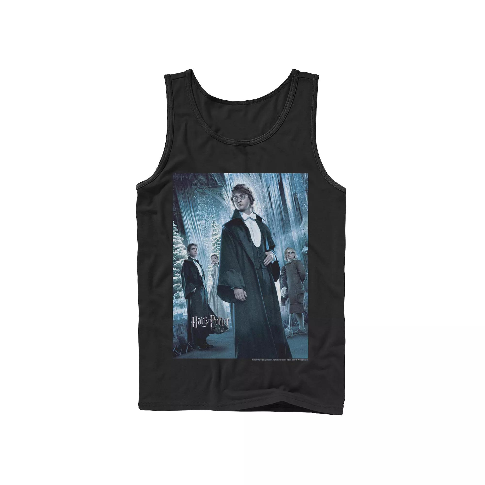 Men's Harry Potter Goblet Of Fire Yule Ball Character Poster Graphic Tank Top,  Product Image