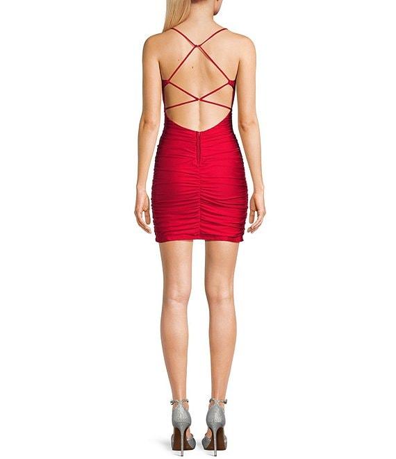 B. Darlin Spaghetti Strap Emma Bodice Bodycon Dress Product Image