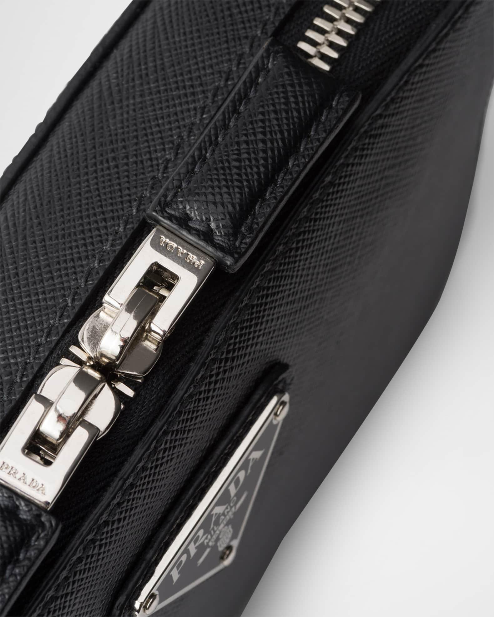 Men's Saffiano Leather Crossbody Bag Product Image