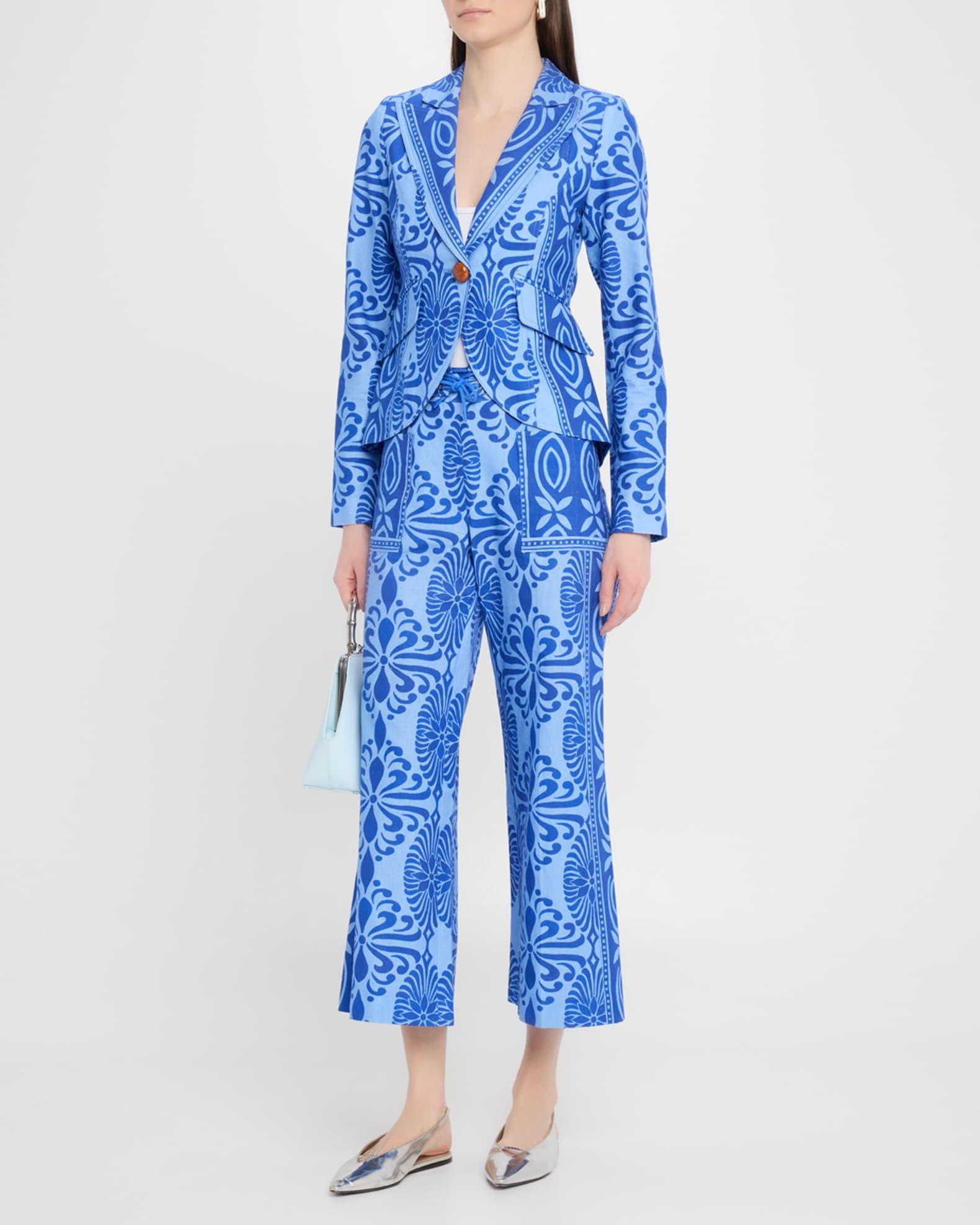 Graphic One-Button Blazer Product Image