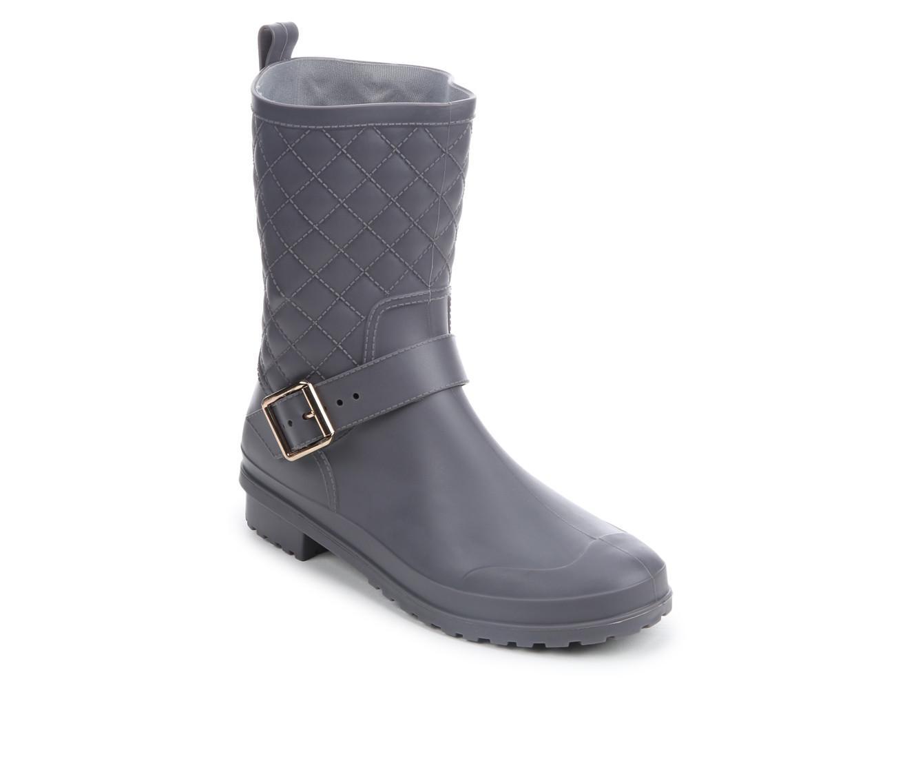 Women's Capelli New York Solid Quilted Rain Boots Product Image
