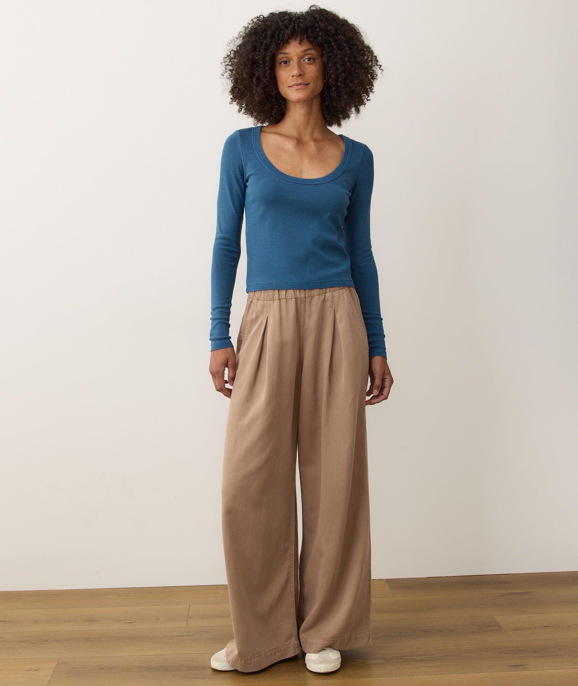 Lexi Rib Sun-In Longsleeve Scoop Tee Product Image