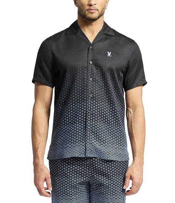 Psycho Bunny Bendigo Tencel Short Sleeve Woven Camp Shirt Product Image
