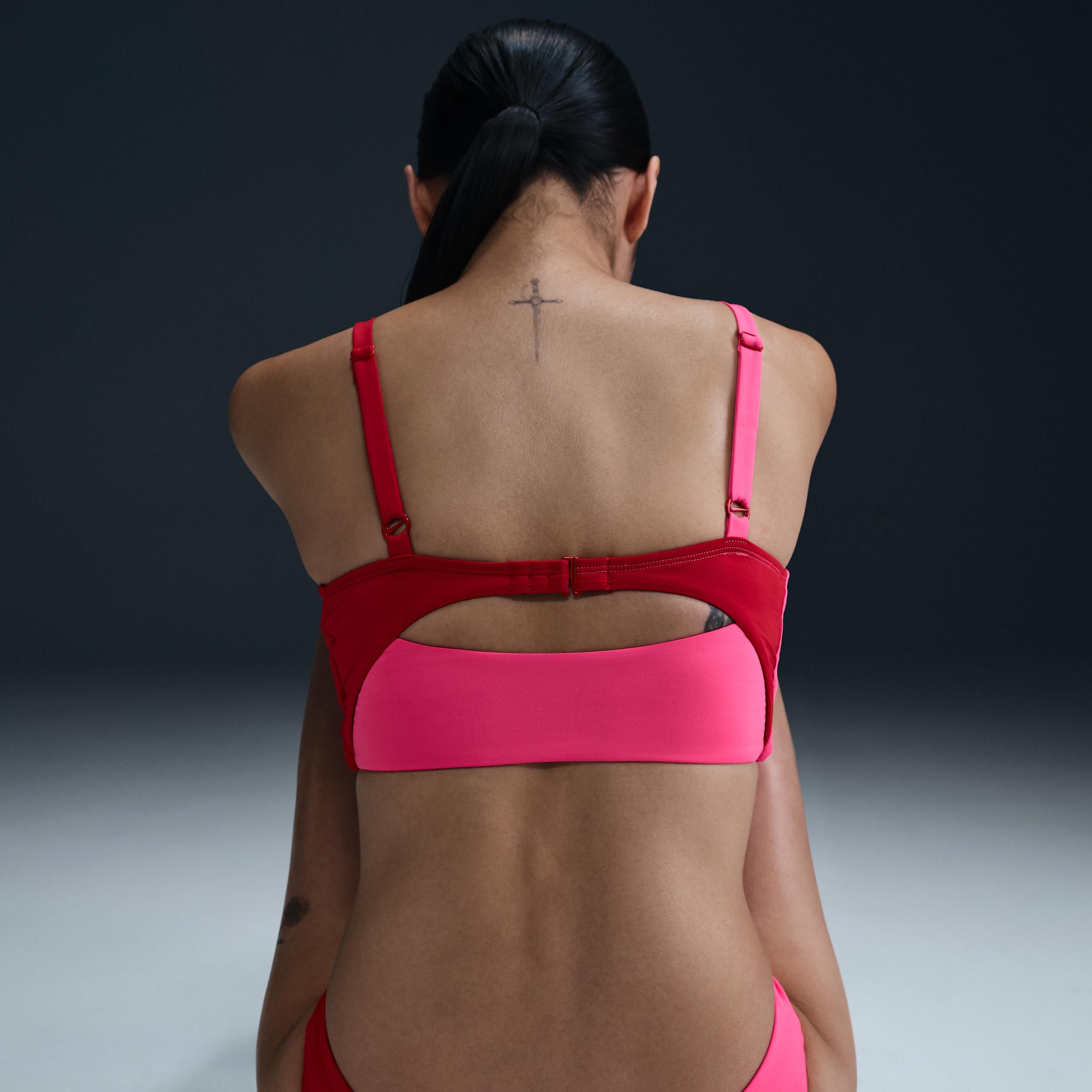 Nike Womens Swim V-Neck Midkini | NESSF275-440 Product Image