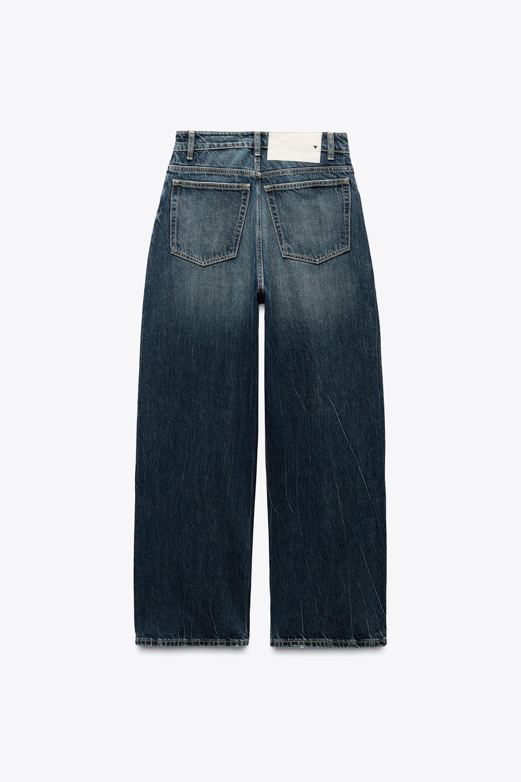 RELAXED OVERSIZE HIGH-WAISTED JEANS Product Image