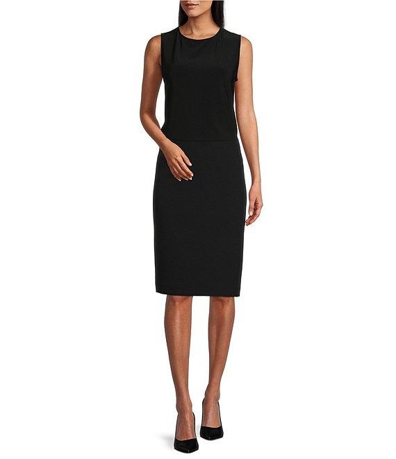 Preston & York Selena Crew Neck Sleeveless Knit Tank Product Image