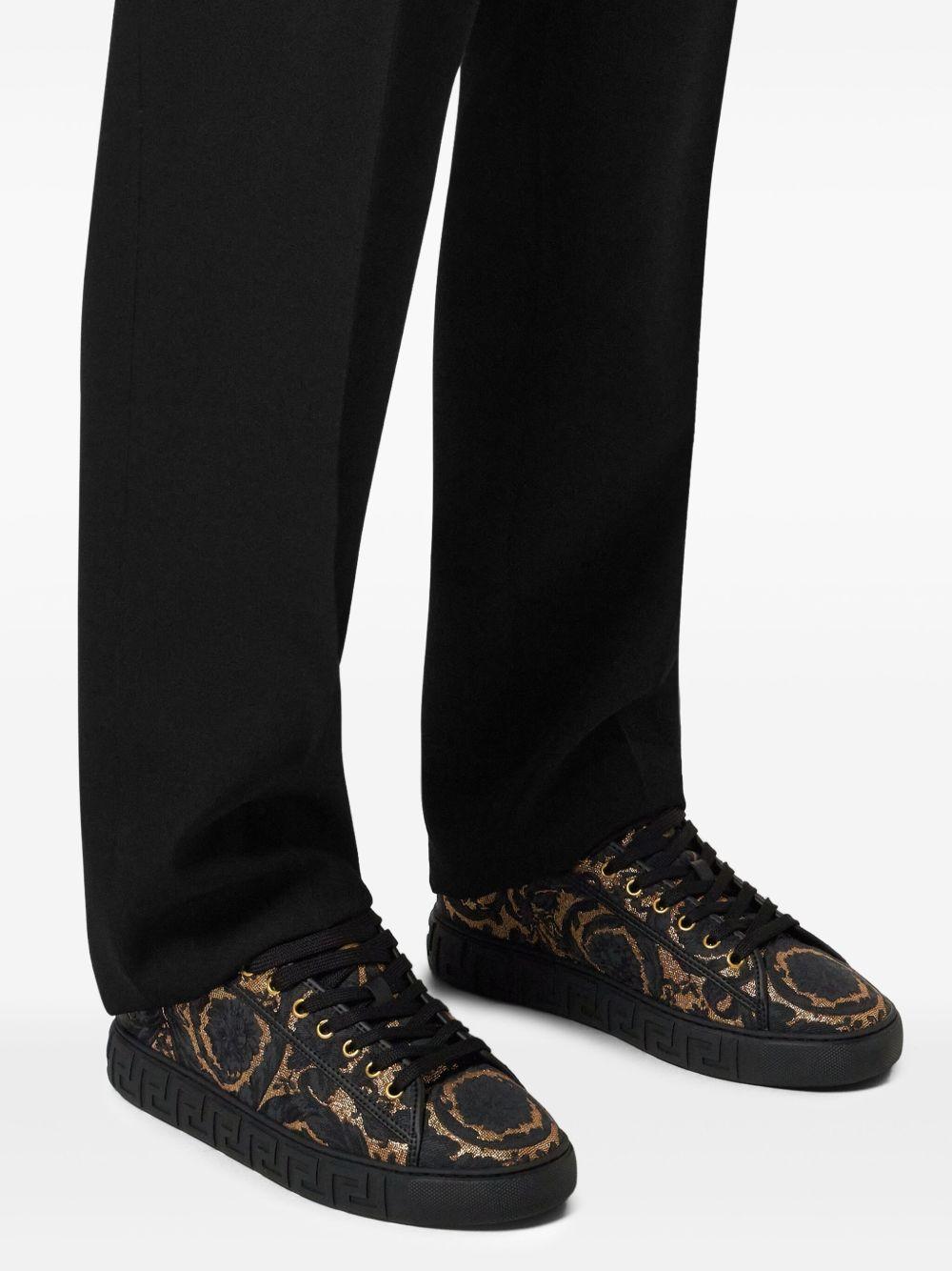 Barocco Jacquard Greca sneakers Product Image